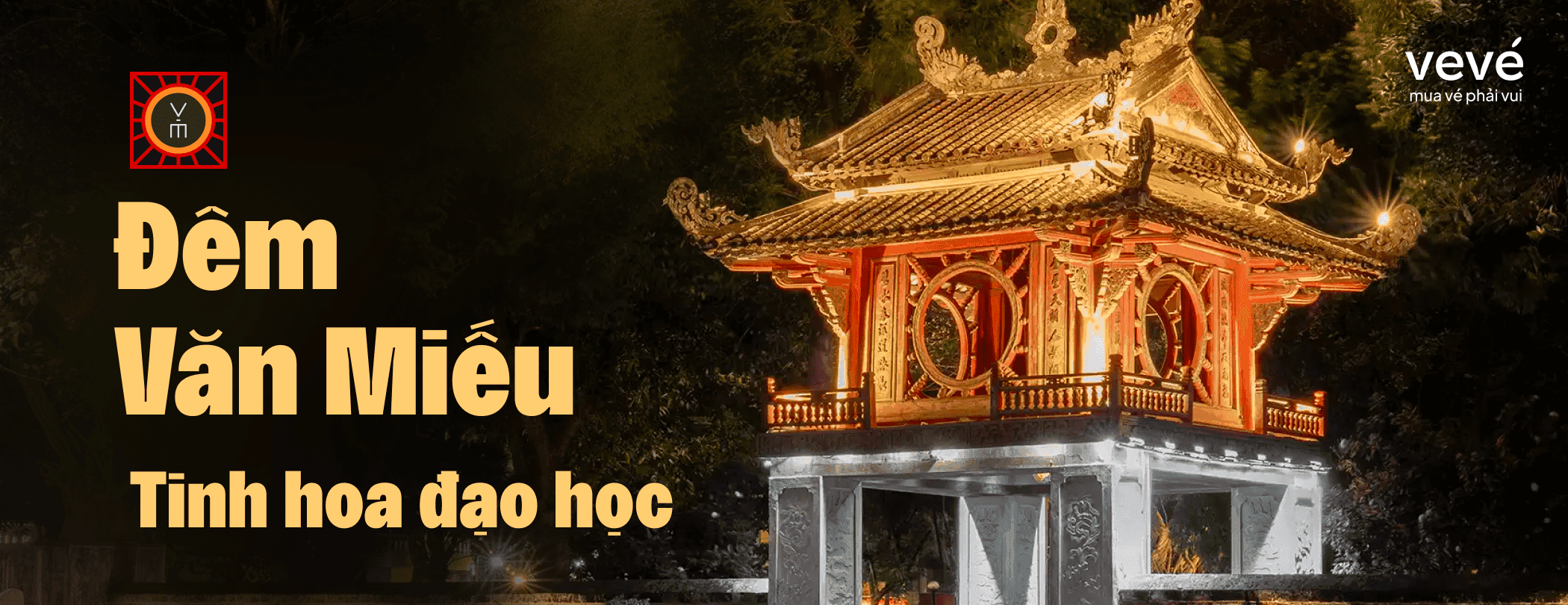 Banner sự kiện Tour Đêm Văn Miếu